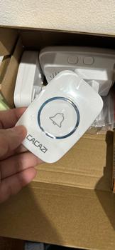 Product Review of Avvic x CACAZI Wireless DoorBell Waterproof 1 Receiver 2 Transmitter Baterai Bel Black Pintu White Kotak from Tokopedia customer review 0