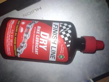 Product Review of Oli Pelumas Rantai Finish Line Teflon Plus Dry Lube from Tokopedia customer review 0