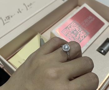 Product Review of Cincin Berlian ELIZE LR Zamrud Jewellery from Tokopedia customer review 0