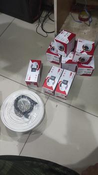Product Review of PAKET CCTV HIKVISION COLORVU 5MP 8 CHANNEL 8 CAMERA TURBO HD COLORFULL from Tokopedia customer review 3