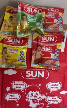 Product Review of SUN BUBUR SEREAL SUSU PISANG SACHET 20 GR X 1 PCS from Tokopedia customer review 0