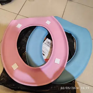 YHOME Cover Pelindung Dudukan Toilet Bentuk O Bahan Eva Lembut Untuk Kamar Mandi Pelapis Dudukan Closet /Toilet Seat Cover Eva Material / Tatakan Toilet Duduk Bahan  Busa Eva Y253