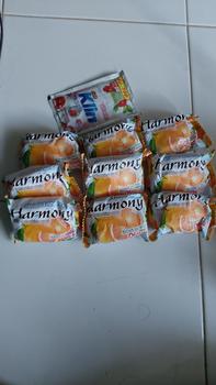 Product Review of Sabun Mandi Harmony Batang (Jual Eceran) - Aroma Buah Lemon Orange Wanginya  Tubuh  Soap Mencerahkan Tangan Membersihkan from Tokopedia customer review 0