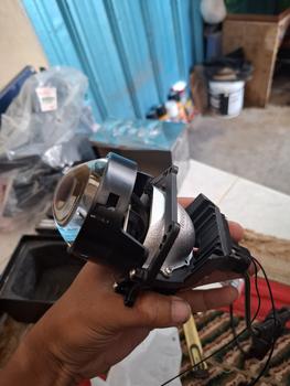 Product Review of IBRIGHT ZE 70 - Projector Biled 2.5inc Blue Lens ibright ze 70 High Low Putih plus kipas pendingin from Tokopedia customer review 3