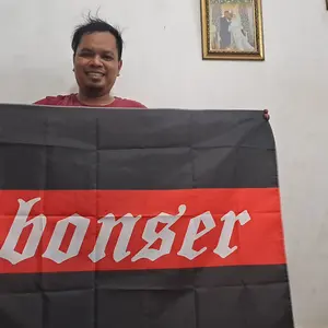 BENDERA CUSTOM BEBAS DESAIN | CUSTOM FLAG | BAHAN TC IMPORT Kain