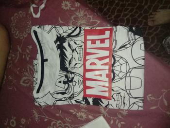 Product Review of KAOS PRIA KAOS DISTRO PAKAIAN PRIA T SHIRT COWOK MARVEL COMIC PUTIH from Tokopedia customer review 0