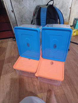 Product Review of SHINPO COMBO 2 Kotak Penyimpanan Makanan Plastik Sorento Storage BPA Free SPO-SIP-309MM from Tokopedia customer review 1