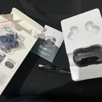 Product Review of iCast TWS S2 Headset Bluetooth 5.3 Earbuds True Wireless S2 from Tokopedia customer review 0