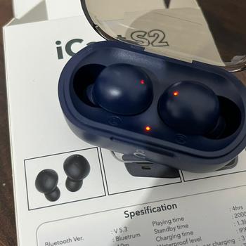 Product Review of iCast TWS S2 Headset Bluetooth 5.3 Earbuds True Wireless S2 from Tokopedia customer review 0