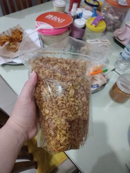 Product Review of bawang goreng premium khas brebes 500 gram from Tokopedia customer review 0