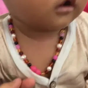 Kalung Bayi Baltic Amber X Gemstone -  (NO POUCH & BOX)