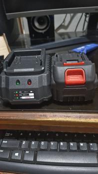 Product Review of JLD 128VF Baterai Impact Baterai Bor 88VF Makita battery Cordless 36VF from Tokopedia customer review 2