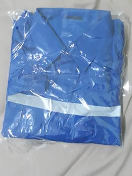 Product Review of Seragam Kerja, Baju Industri, Baju Lapangan, Baju Safety Lengan Panjang, Baju Safety Proyek, Seragam Proyek, Kemeja Safety Abu Biru Bordir Merah Putih Wearpack from Tokopedia customer review 1