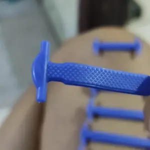 Tali Sepatu Silikon 16 PCS / Tali Sepatu Karet / NO TIE LAZY SHOELACE