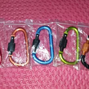 LIXADA Gantungan Carabiner Aluminium Karabiner Candy Tone Doff LENGKAP