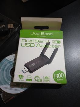 Product Review of AC1300 WiFi USB Adapter Dongle WiFi Dual Band 2.4G/5G 2 Antena USB 3 from Tokopedia customer review 1