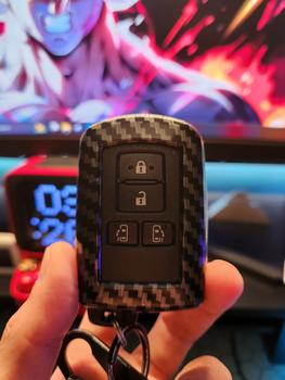 Product Review of cover key casing sarung kunci carbon voxy toyota sienta from Tokopedia customer review 1