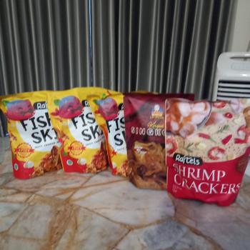 Product Review of Keripik Kulit Ikan / Fish Skin Rasa Spicy Raftels 75gr Halal from Tokopedia customer review 0