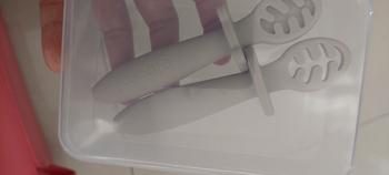Product Review of BLOOME Baby Palm Grip Training Utensils - Stage 1 Silicone Dip Spoon from Tokopedia customer review 0