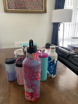 Product Review of Corkcicle 32oz Sport Canteen Series A Dopamine Floral from Tokopedia customer review 1