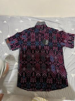 Product Review of DGM Kemeja Batik Pria Lengan Pendek Batik Songket 005 A from Tokopedia customer review 0