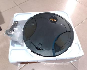 Product Review of Robot Vacuum Cleaner 5 In 1 Sinar Ultraviolet Pel Lantai Otomatis Penyedot Debu Rumah from Tokopedia customer review 0