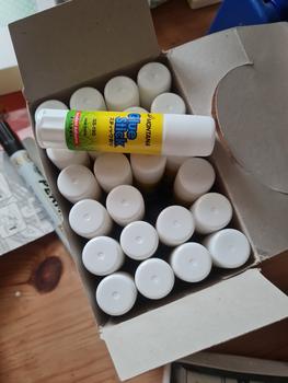 Product Review of MONTANA Glue Stick Lem Batang 10g 24 Pcs Strong Adhesive Perekat Serbaguna GS-10/Box from Tokopedia customer review 1