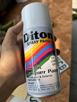 Product Review of Pilox DITON 300 ml Pilok Silver Black Flat White red Clear yellow pink from Tokopedia customer review 1