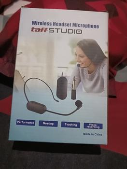 Product Review of Mic Wireless 2.4G Microphone Bando Call Center Rechargeable from Tokopedia customer review 2