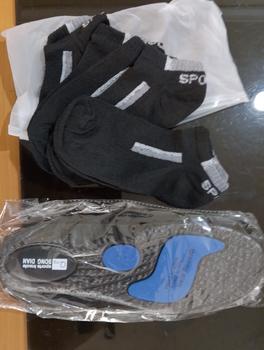 Product Review of Qsong Dian Insole Sepatu Alas Kaki Orthopedic Shock Absorption XSXD01 from Tokopedia customer review 0