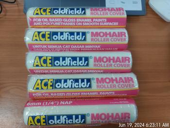 Product Review of Refill Bulu Kuas Roll Cat Minyak dan PU ACE OLDFIELDS MOHAIR 230mm from Tokopedia customer review 0