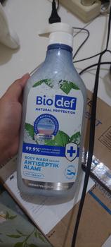 Product Review of Biodef Mint - Sea Salt Botol 550ml| Sabun Mandi Cair Antiseptik Aman dan Halal | Sabun Mandi Melembabkan Whitening | Sabun Mandi Cair untuk Kulit Kering from Tokopedia customer review 0