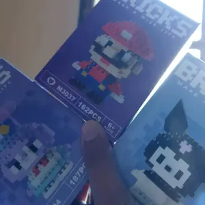 Nano Block Bricks Mini Model DIY Karakter Kartun Mainan Balok Susun Edukasi Anak