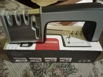 Product Review of ALAT PENGASAH PISAU DIAMOND SHARPENING ASAHAN PISAU DAPUR GUNTING SERBAGUNA KNIFE SHARPENER from Tokopedia customer review 0