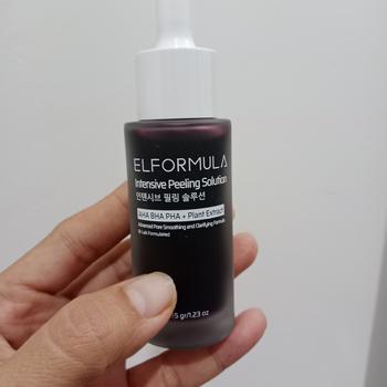 Product Review of [READY STOCK] ELFORMULA Intensive Peeling Solution - Serum Exfoliating Dark Spot Eksfoliasi Wajah Berminyak Mencerahkan Kusam dan Mengangkat Sel Kulit Mati dan Kotoran Exfoliasi from Tokopedia customer review 0