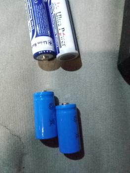 Product Review of CR123 Batere Cas / Battery CR 123 / Baterai Recharge 16340 3.7V Li ion from Tokopedia customer review 0