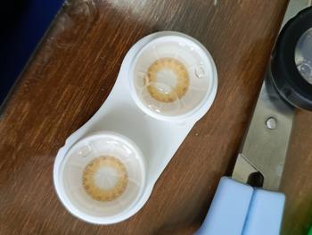 Product Review of Exoticon Softlens - Nami - Summer Eye Soflens Lensa Brown from Tokopedia customer review 1