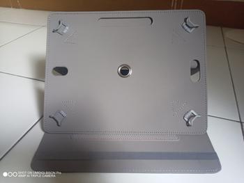 Product Review of ROTARY FLIP COVER UNIVERSAL TABLET 12 - 13 INCH CASING LEATHER CASE from Tokopedia customer review 0