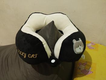Product Review of ngasoh.id Bantal Leher Traveling Lucu Bantal Perjalanan Study Tour Bahan Halus Sandaran Kepala Mobil Pesawat Dewasa Bed from Tokopedia customer review 0