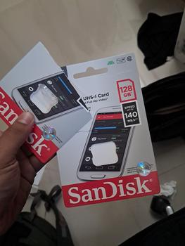 Product Review of Micro SD 128GB Sandisk Ultra A1 UHS-I up to 120Mb/s - Garansi Resmi from Tokopedia customer review 1