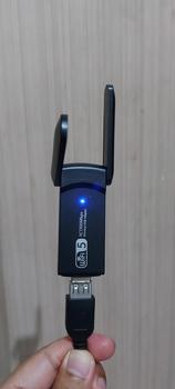 Product Review of AC1300 WiFi USB Adapter Dongle WiFi Dual Band 2.4G/5G 2 Antena USB 3 from Tokopedia customer review 0