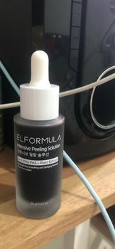 Product Review of [READY STOCK] ELFORMULA Intensive Peeling Solution - Serum Exfoliating Dark Spot Eksfoliasi Wajah Berminyak Mencerahkan Kusam dan Mengangkat Sel Kulit Mati dan Kotoran Exfoliasi from Tokopedia customer review 0