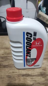 Product Review of Air Cairan Pendingin BIRU HONDA Radiator Coolant TYPE 2 Biru Genuine original baru 1 botol 1 liter Made In Thailand car from Tokopedia customer review 1