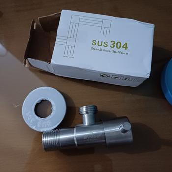 Product Review of KOLES 304 keran stop kran air shower single stainless steel SUS 304 from Tokopedia customer review 0