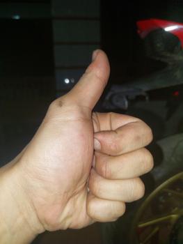 Product Review of Dudukan Plat Nomor Depan Honda CB150R StreetFire K15P 61313K15710 from Ulasan pembeli Tokopedia 0