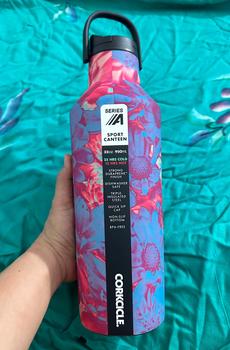 Product Review of Corkcicle 32oz Sport Canteen Series A Dopamine Floral from Tokopedia customer review 1