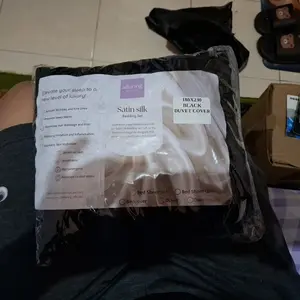 ALLURING Duvet Cover Satin Silk (Cover Only/Hanya Sarung  Duvet)