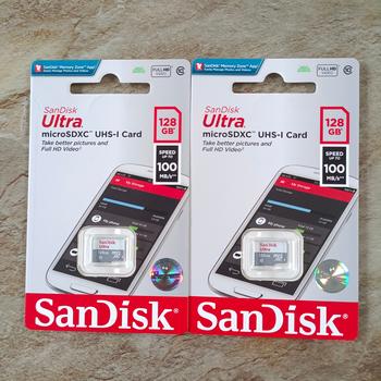 Product Review of Micro SD 128GB Sandisk Ultra 100Mb/s MicroSDXC UHS-I - Garansi Resmi from Tokopedia customer review 0