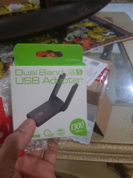 Product Review of AC1300 WiFi USB Adapter Dongle WiFi Dual Band 2.4G/5G 2 Antena USB 3 from Tokopedia customer review 0