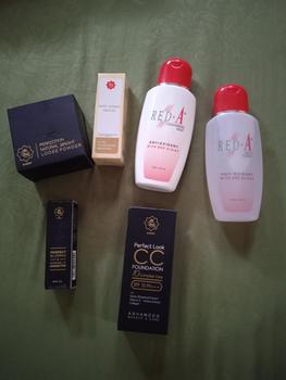 Product Review of Red-A Face Tonic Anti Oxidant with VIT E, Extract Red Algae & Averrhoa - 125ml from Tokopedia customer review 0
